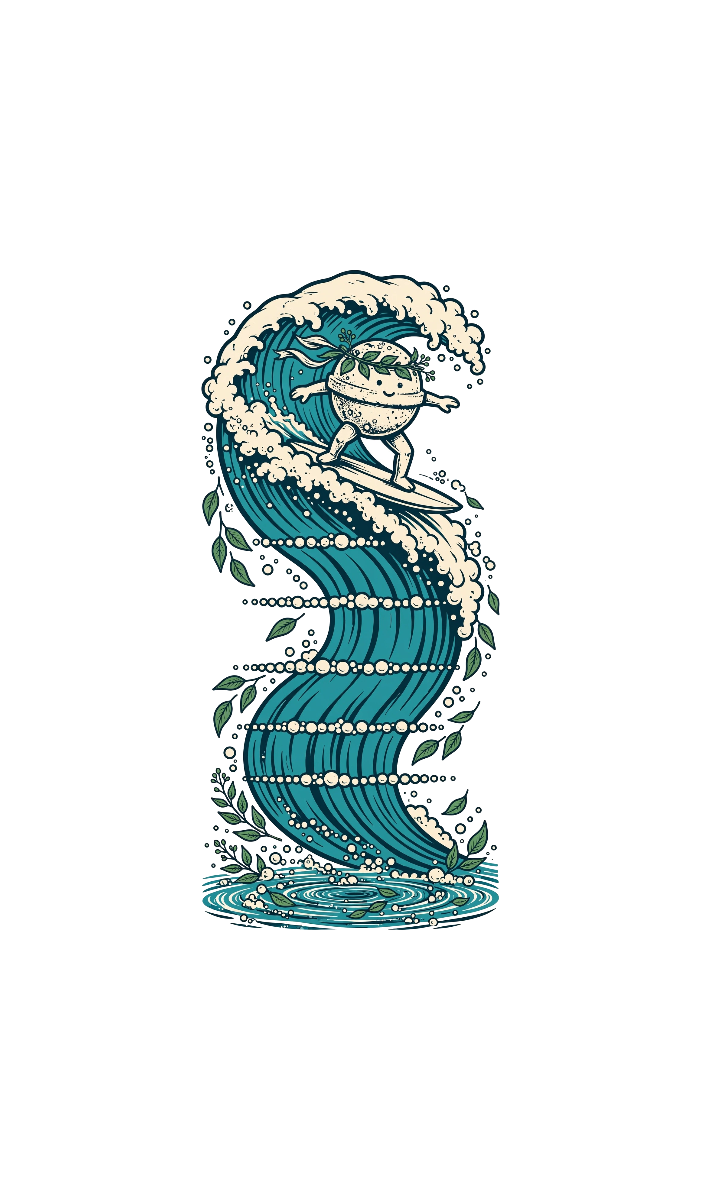 Bomb Tide — exact print artwork