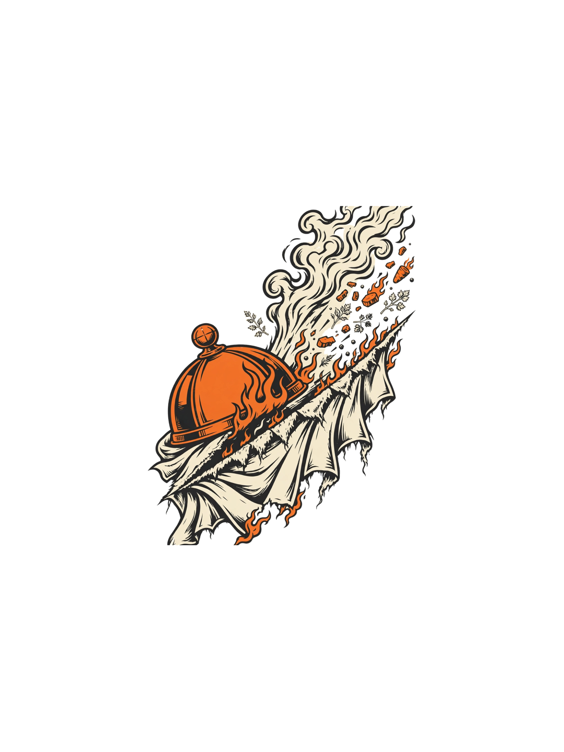 Kitchen Flourish — exact print artwork