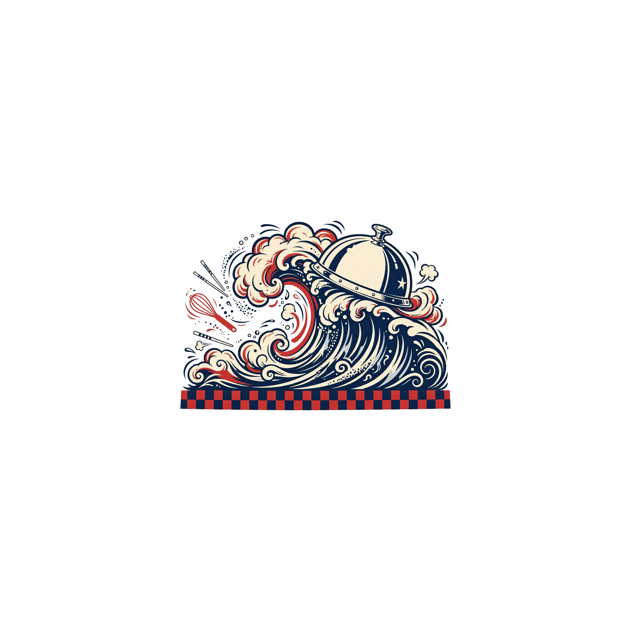 Cloche Tide — exact print artwork