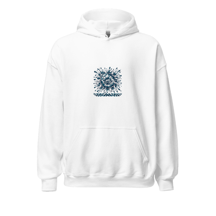 Botanical Sunburst Hoodie — Front