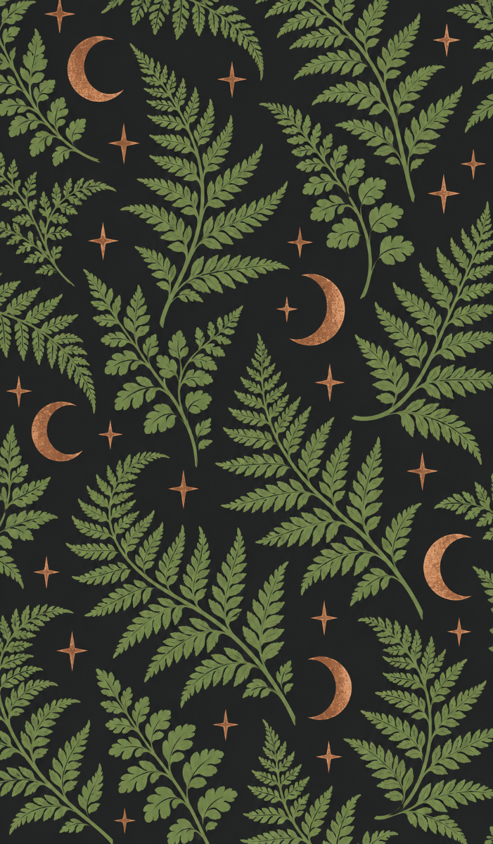 Fern Grove Socks — exact print artwork