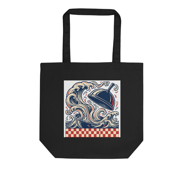 Serving Waves on Eco Tote Bag