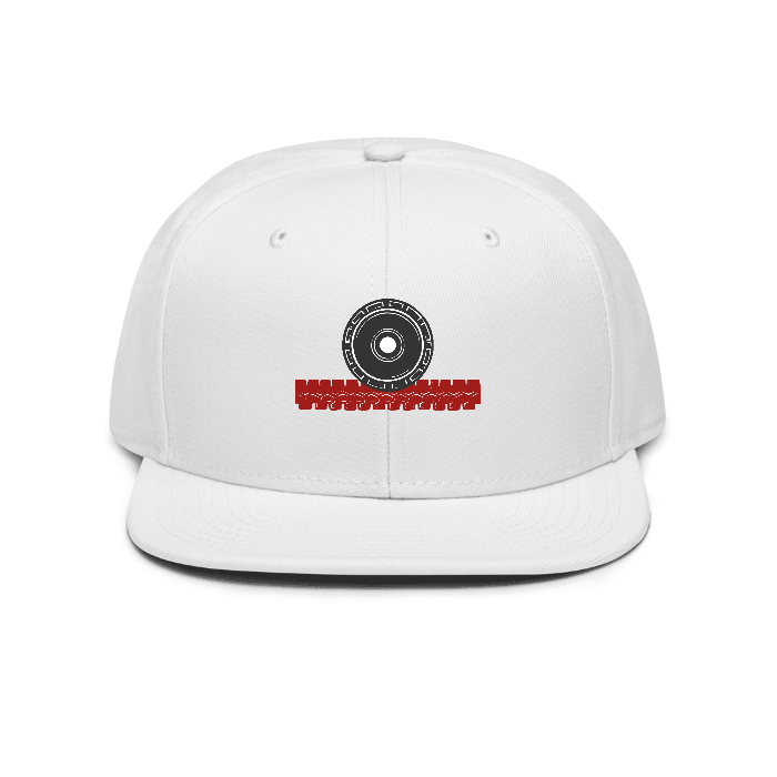 Plate Tread Snapback — Front dtf hat