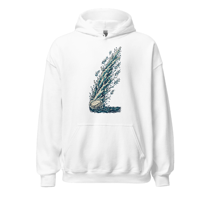Botanical Cascade on Unisex Heavy Blend Hoodie