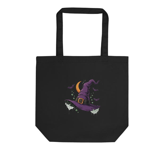 hp-tote-halloween-witchhat on Eco Tote Bag — Front