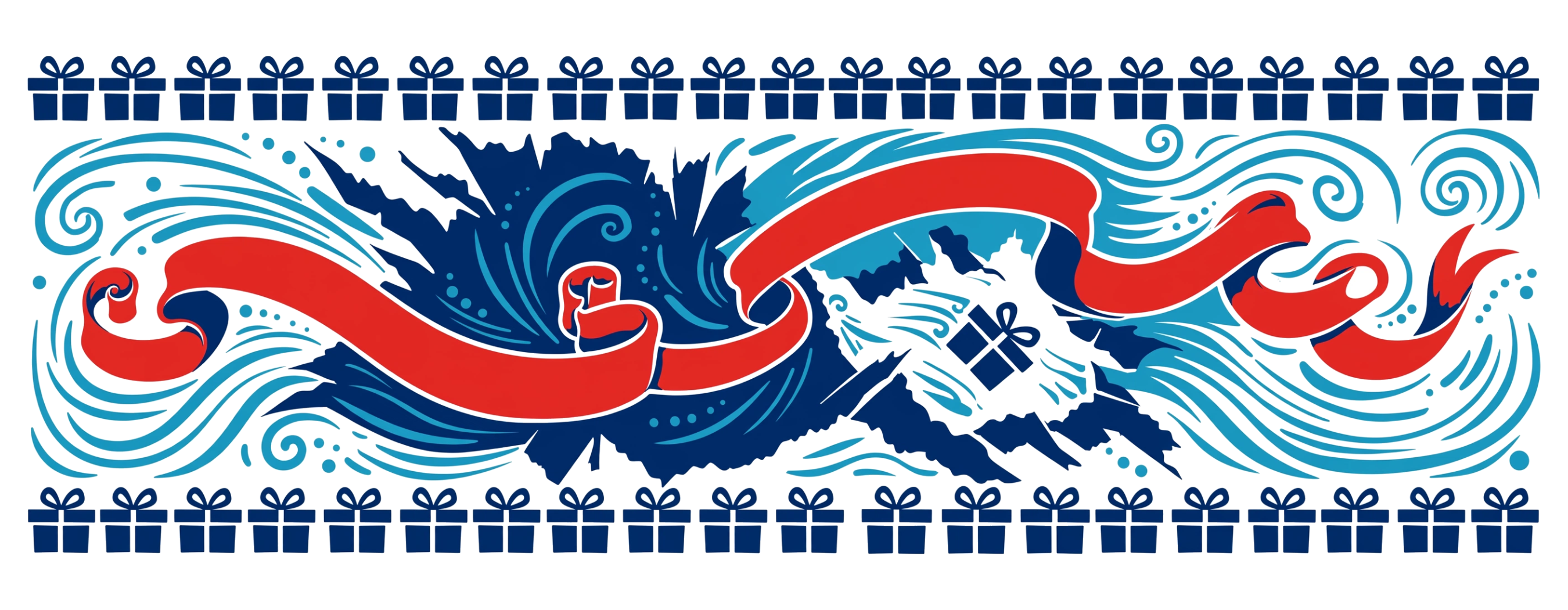 Gift Ribbon — exact print artwork