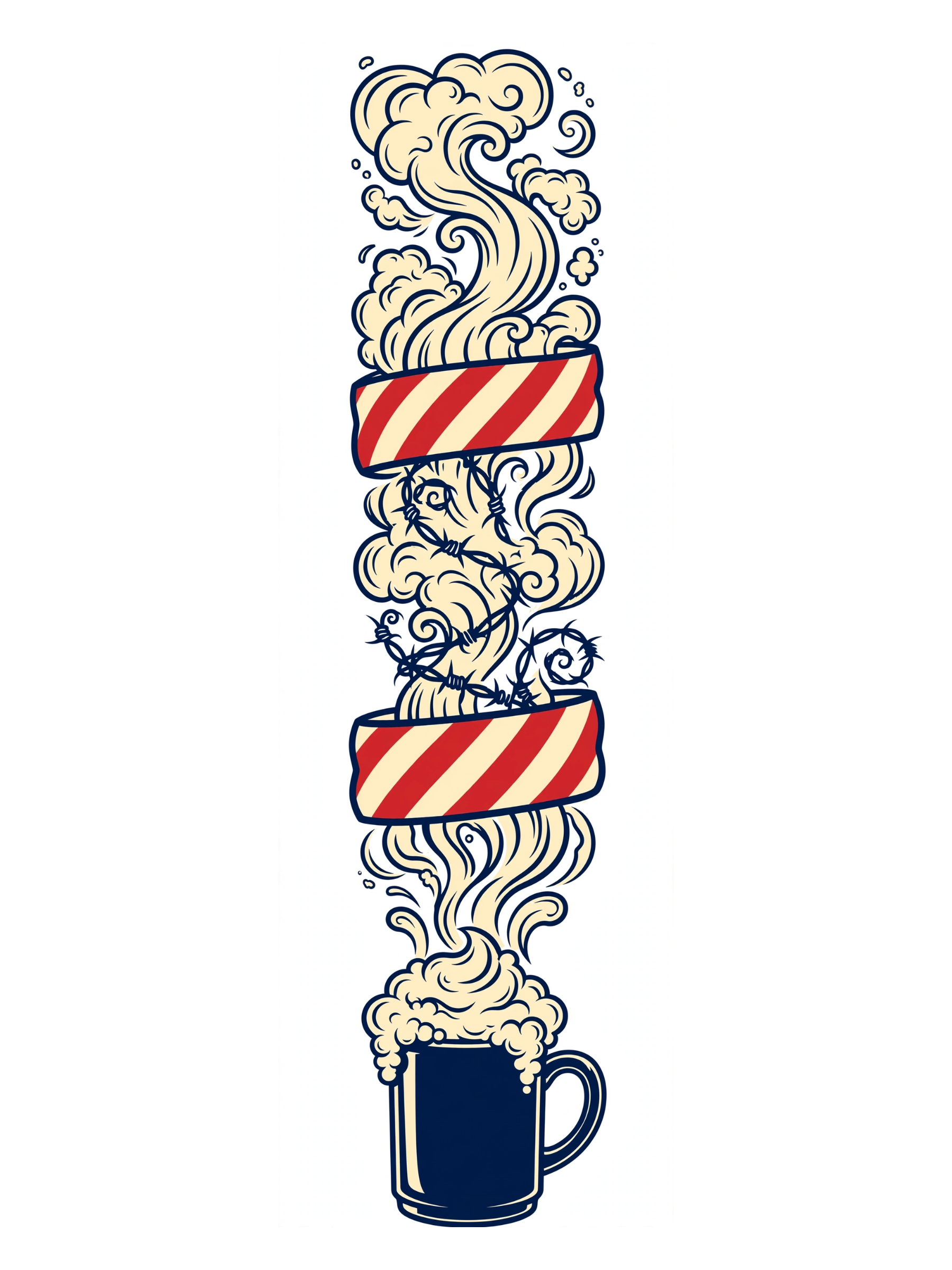 r15-sleeve-barber-steam — exact print artwork