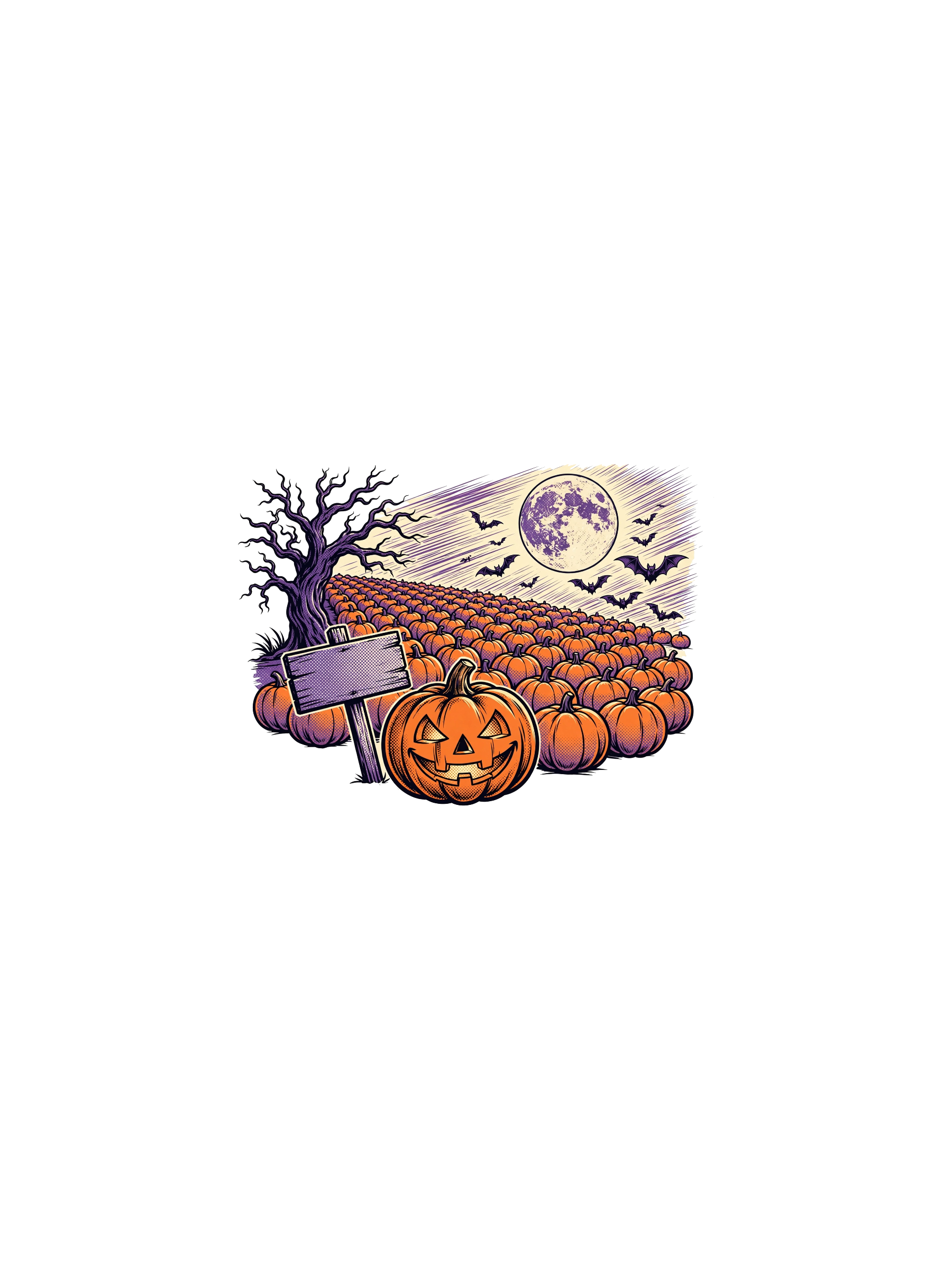 Pumpkin Patch — exact print artwork