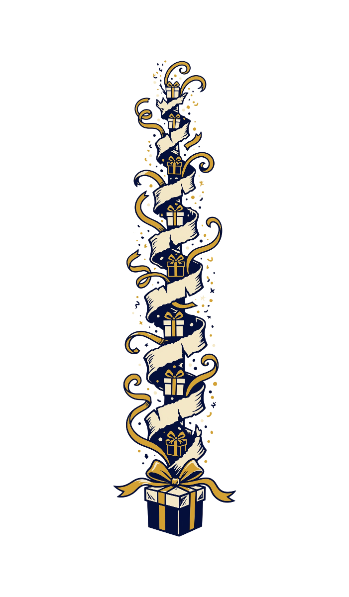 Ribbon Rise — exact print artwork