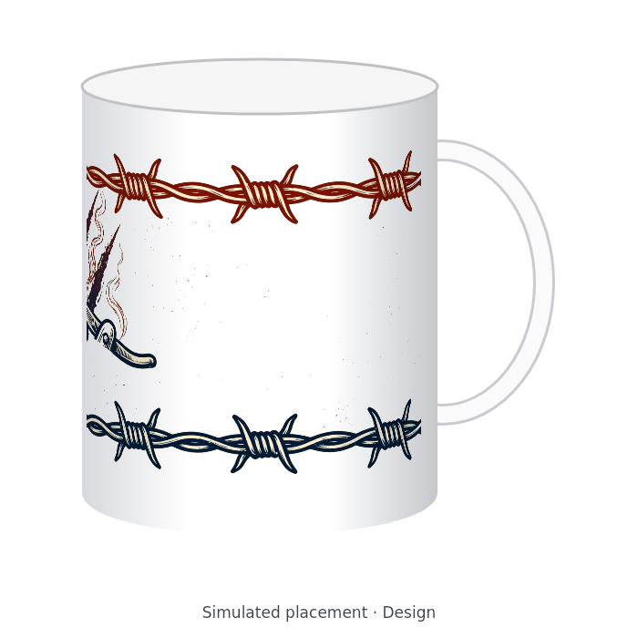 r8-mug-barbwire-wrap — Right