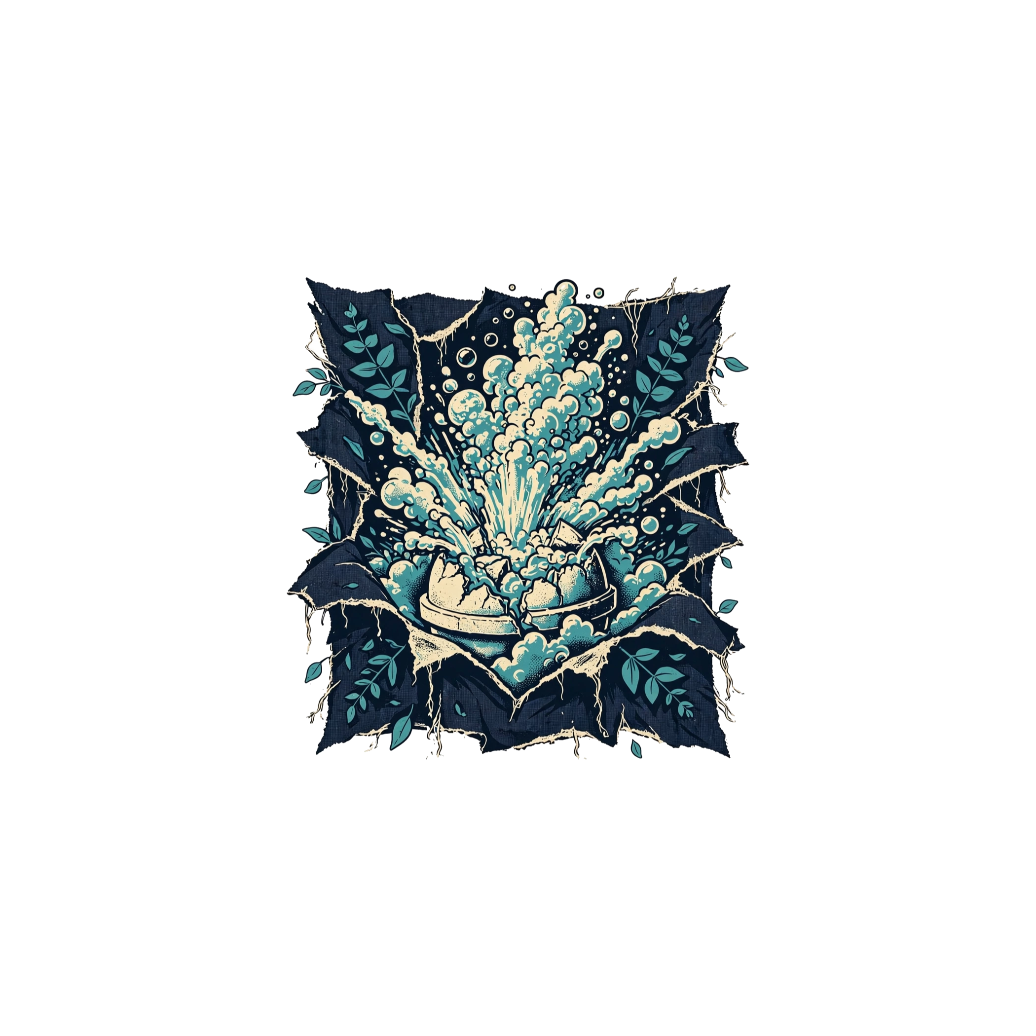 Bath Tear — exact print artwork