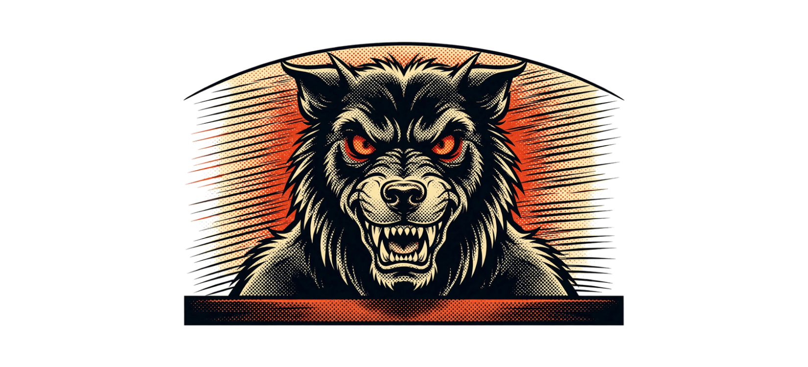 Hellhound — exact print artwork