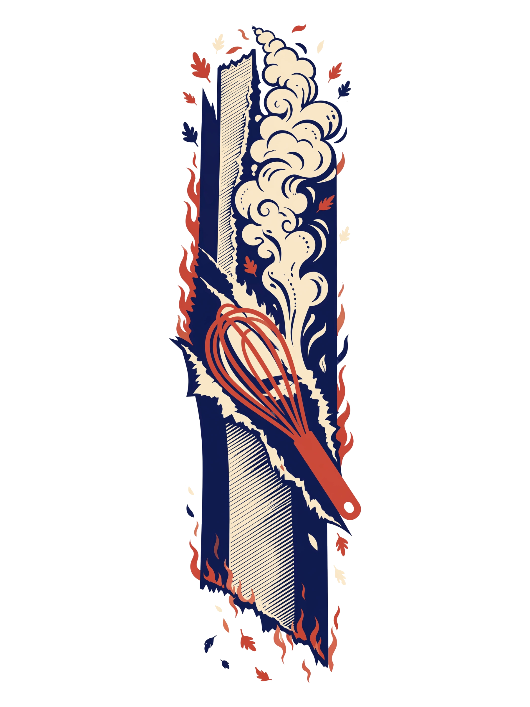 Whisk Flourish — exact print artwork
