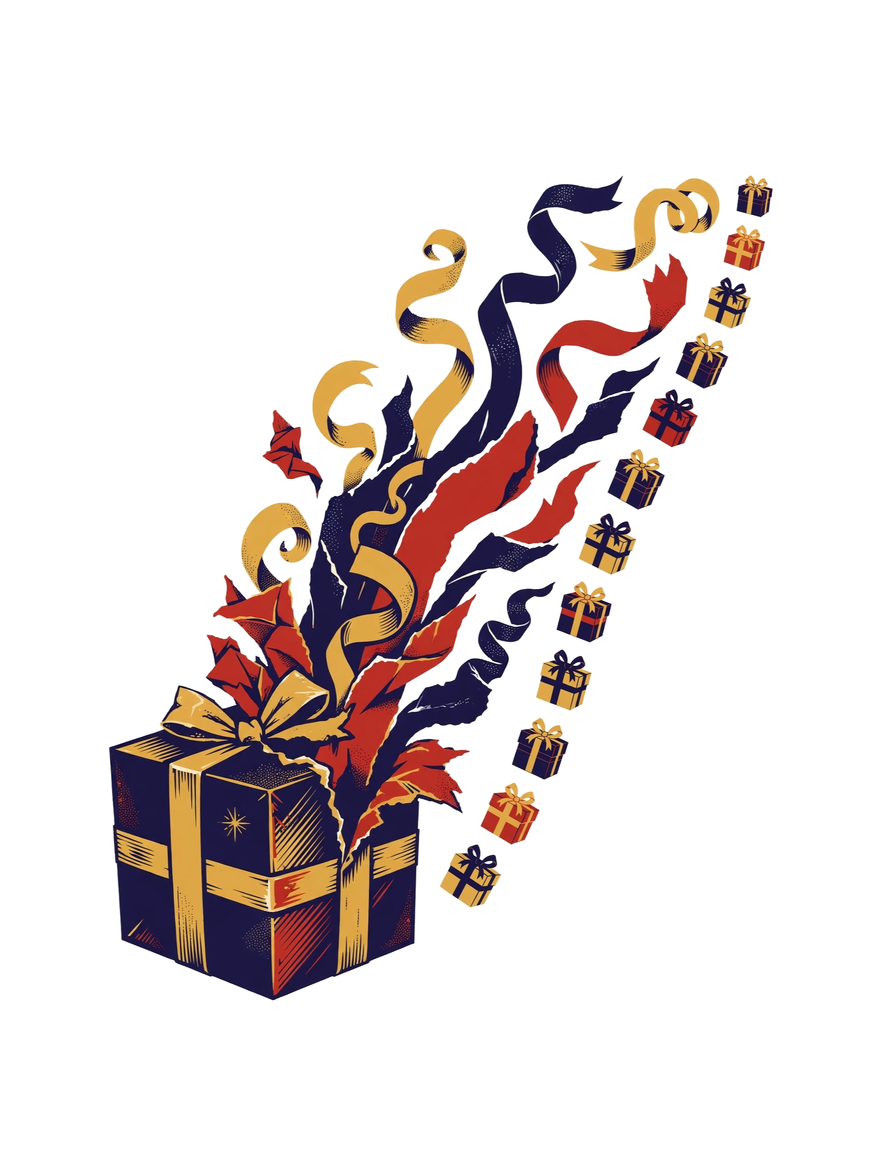 Ribbon Rise — exact print artwork