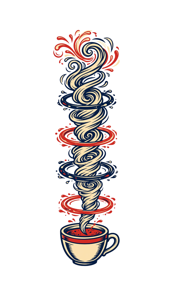 Steam Rise — exact print artwork