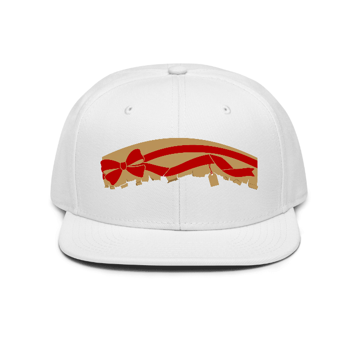 Bow Low Snapback — Front · printed design