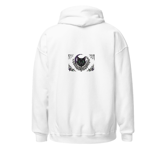 hp-hoodieback-fun-gothcat-tattooflash — Back · printed design