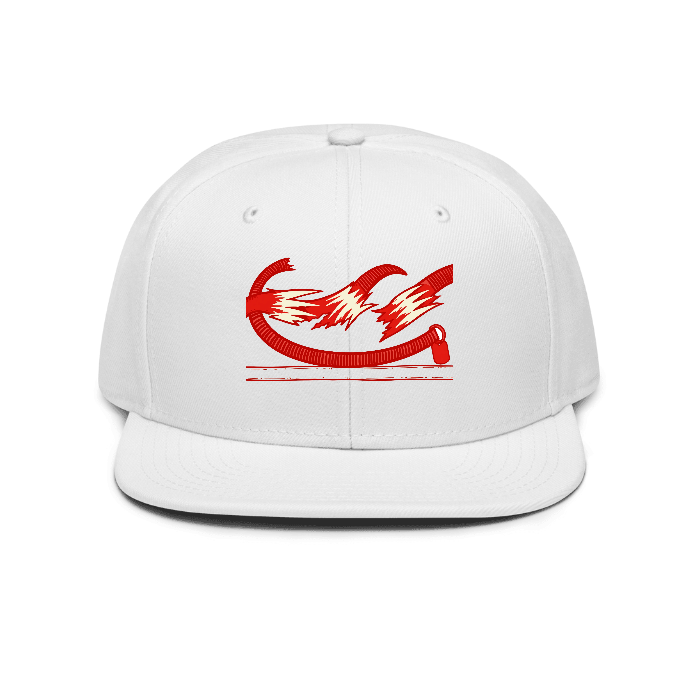Leash Low Snapback — Front · printed design