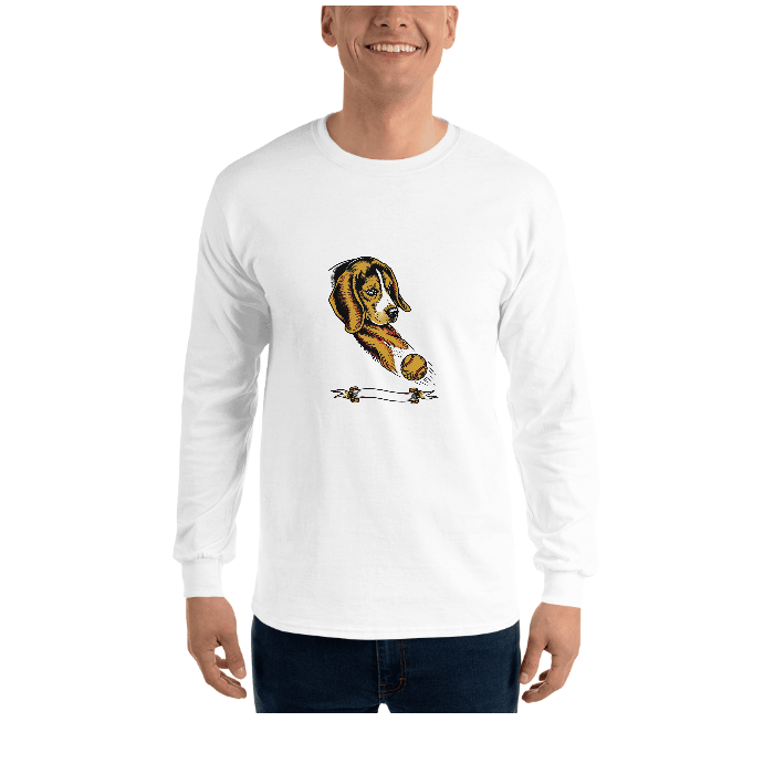 Beagle Tattooflash Long Sleeve Shirt — Front · printed design