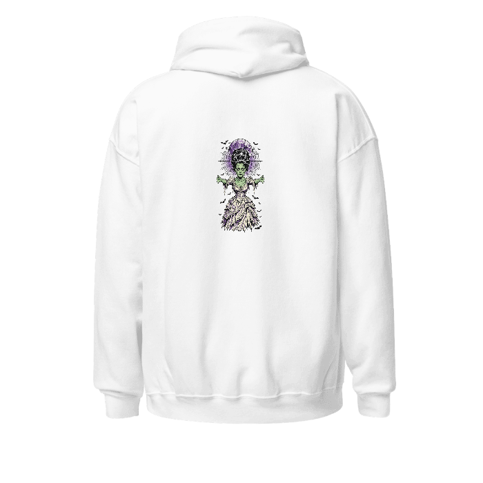 Bride Hoodie — Back · printed design