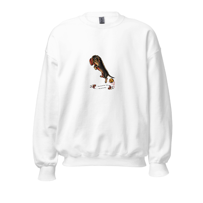 Dachshund Tattooflash Sweatshirt — Front · printed design