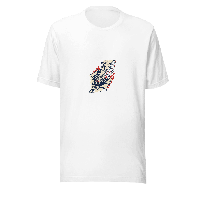 Baker's Flourish T-Shirt — Front · printed design
