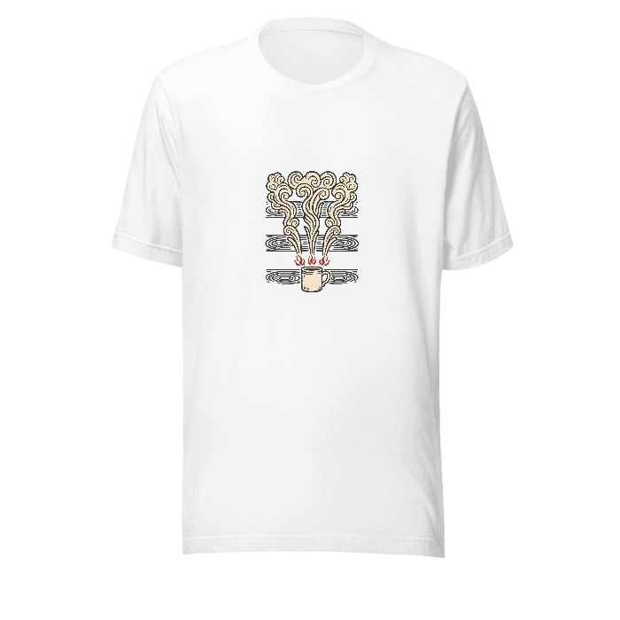 Kitchen Steam T-Shirt — Front · printed design