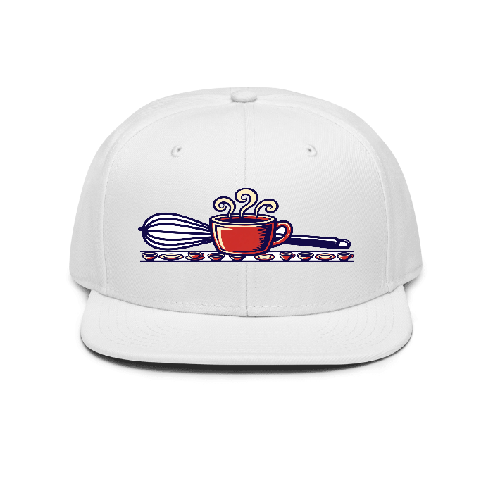 Kitchen Hero Snapback — Front · printed design