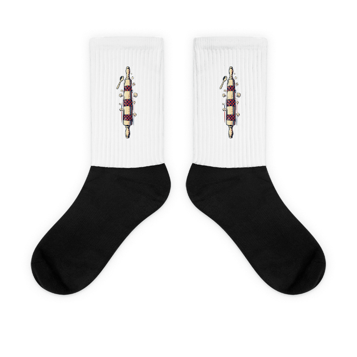 Rollingpin Halftone Socks — Design · printed design