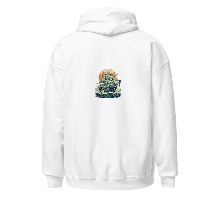 Ghostship Hoodie — Back · printed design