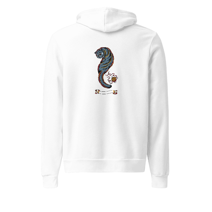 Britishshorthair Tattooflash Hoodie — Back · printed design