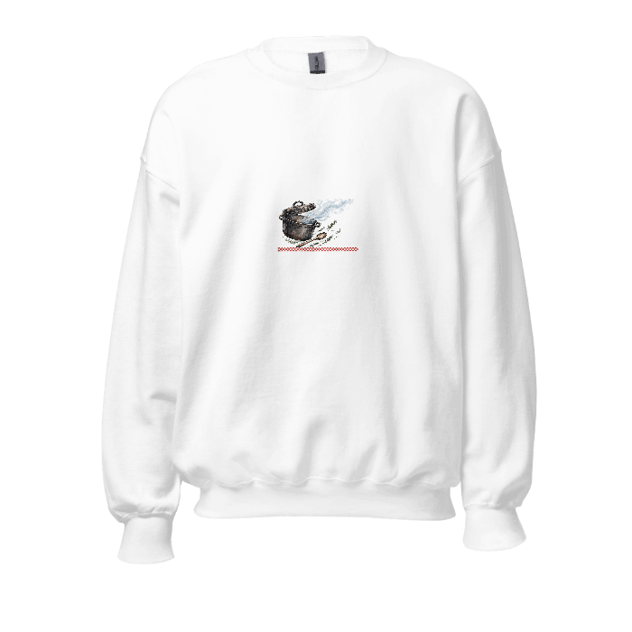 Watercolor Stockpot Sweatshirt — Front · printed design