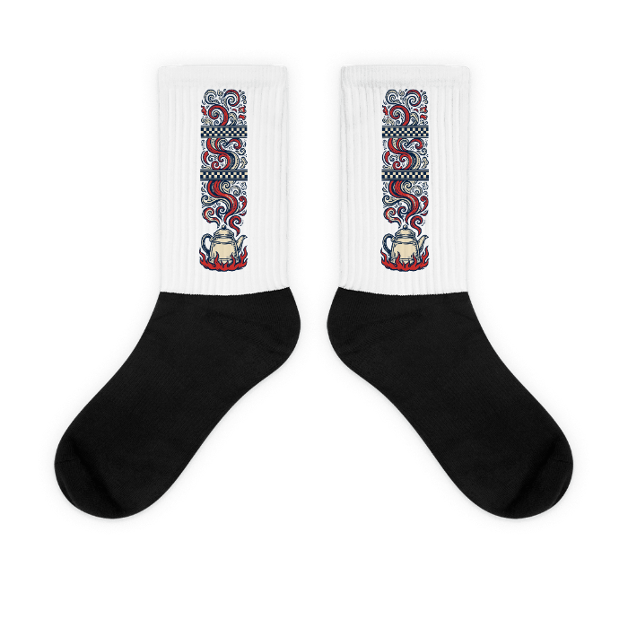 Kettle Rise Socks — Design · printed design