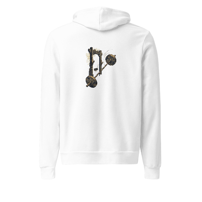 Hoodie2back Gym Rack Deco Hoodie — Back · printed design