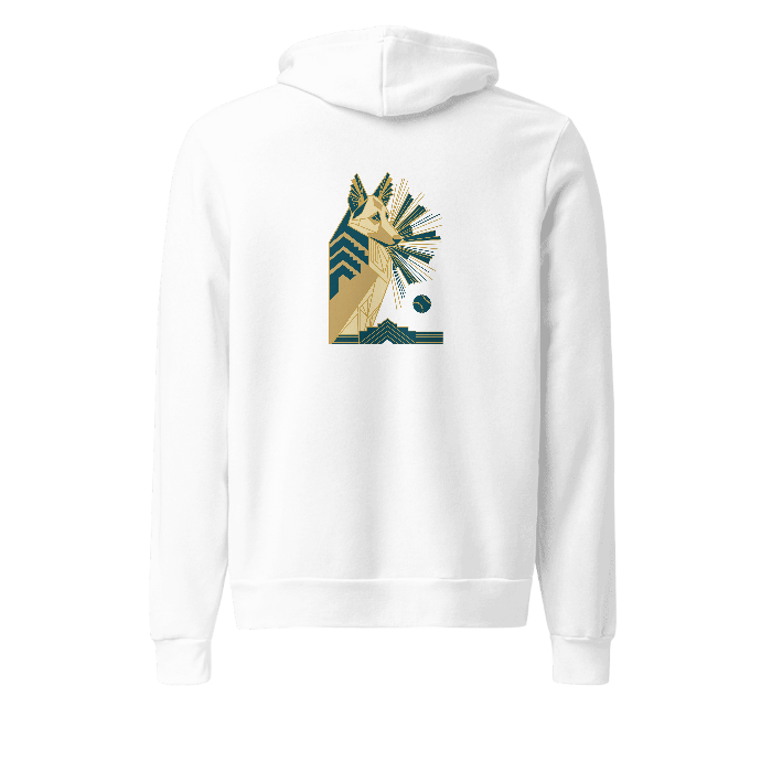 Hoodie2back Pet Shepherd Deco Hoodie — Back · printed design
