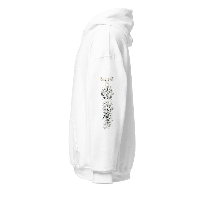 Chain Descend Hoodie — Left sleeve · printed design