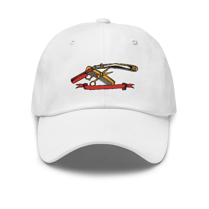 Tools Tattooflash Dad Hat — Front · printed design