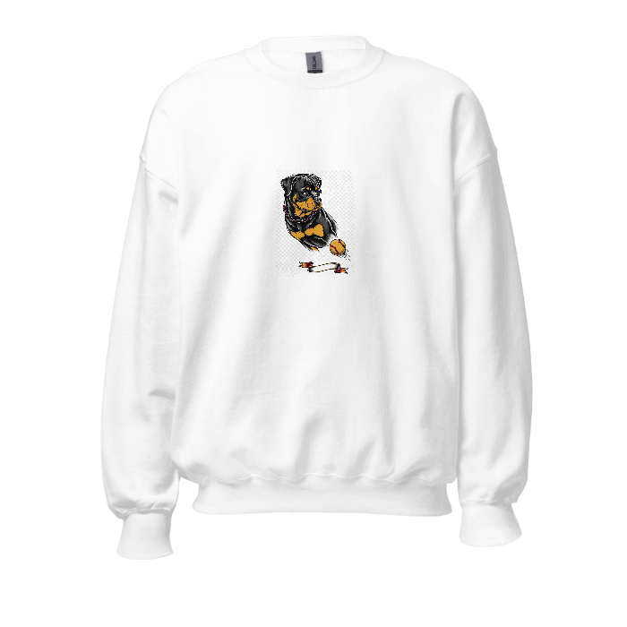 Rottweiler Tattooflash Sweatshirt — Front · printed design