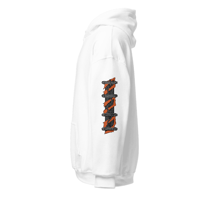 Chain Tear Hoodie — Left sleeve · printed design