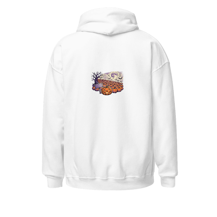 Pumpkin Patch Hoodie — Back · printed design