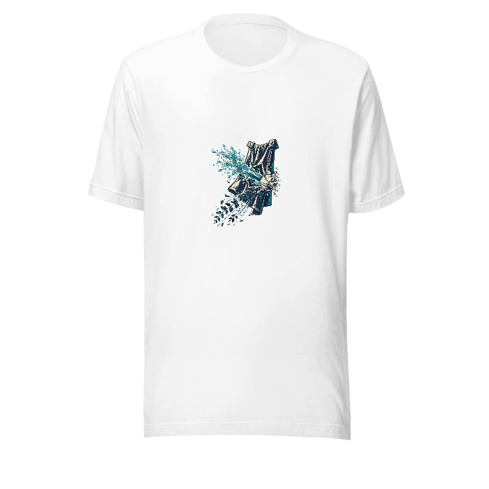 Botanical Flow T-Shirt — Front · printed design